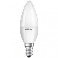 BEC LED Osram, soclu E14, putere 5.7W, forma lumanare, lumina alb, alimentare 220 - 240 V, 