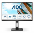 MONITOARE  AOC 21.5 inch, home, office, IPS, Full HD (1920 x 1080), Wide, 250 cd/mp, 4 ms, HDMI, DVI, VGA, DisplayPort, 