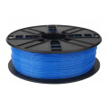 FILAMENT GEMBIRD pt. imprimanta 3d, PLA, 1.75mm diamentru, 1Kg / bobina, aprox. 330m, topire 190-220 grC, fluorescent blue, 
