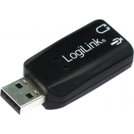 PLACA de SUNET Logilink, extern, 5.1, interfata USB 2.0, conectori 3.5 mm jack, 