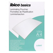 Folie IBICO Light pentru laminare la cald,  A4,  75 mic., 100buc/set, 