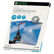 Folie Leitz UDT pentru laminare la cald,  A4, 100 mic., 100buc/set, 