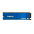 SSD ADATA, LEGEND 740,  500 GB, M.2, PCIe Gen3.0 x4, 3D TLC Nand, R/W: 2500/1700 MB/s, 