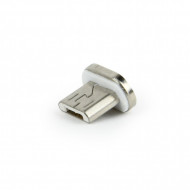 CAP MAGNETIC pt. cablu GEMBIRD, USB 2.0, Micro-USB (T), alb, 
