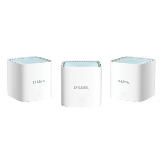 MESH D-LINK Wi-Fi 6, wireless, router AX1500, pt interior, 1500 Mbps, port LAN Gigabit, WAN Gigabit, 2.4 GHz | 5 GHz, antena interna x 4, standard 802.11ax, 3-pack 