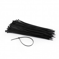 TILE prindere cablu GEMBIRD, 100pcs., 250*3.6 mm, din Nylon, rezistent UV, black, 
