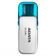 MEMORIE USB 2.0 ADATA 32 GB, cu capac, carcasa plastic, alb, 