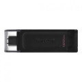 MEMORIE USB 3.2 Type-C KINGSTON 128 GB, clasica, carcasa plastic, negru, 