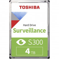 HDD TOSHIBA 4TB, S300, 5.400 rpm, buffer 128 MB, pt supraveghere, 