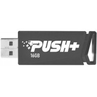 MEMORIE USB 3.2 PATRIOT PUSH+,  16 GB, profil mic, negru, 