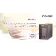 EXPANSION NAS QNAP, HDD x 2, capacitate maxima 16 TB, porturi USB Type C, 